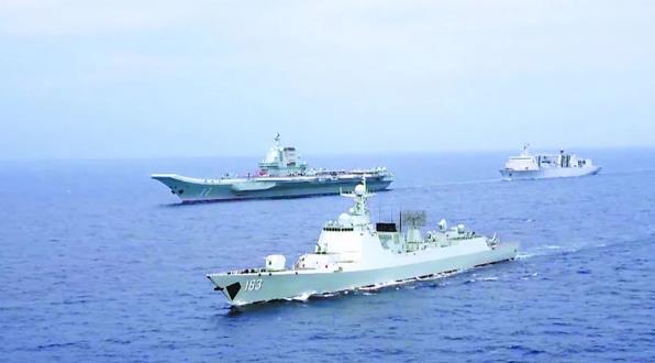 台媒称山东舰航母今年第二次远海训练，军事专家解读
